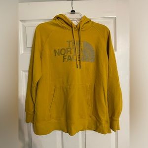 Yellow with Gold Letter Northface Sweatshirt